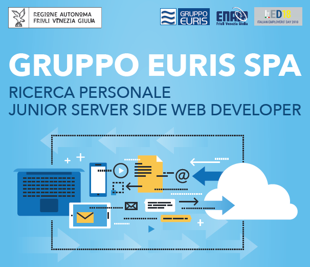 Gruppo Euris, in collaborazione con la Regione FVG, presenta il corso di qualifica per Junior Server Side Web Developer